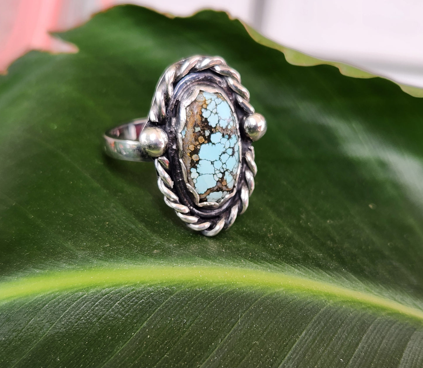 Hubei Turquoise in Sterling Silver