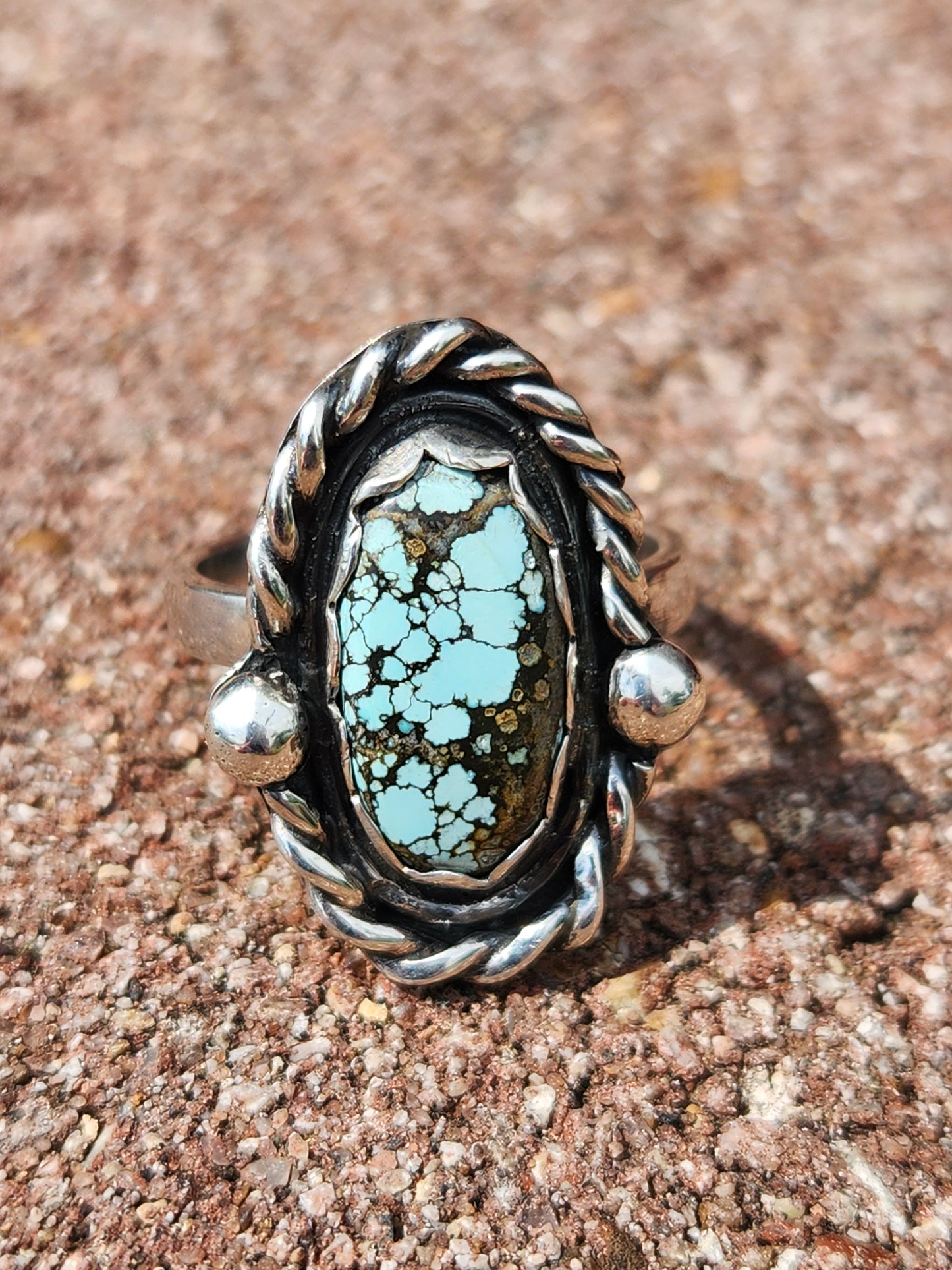Hubei Turquoise in Sterling Silver