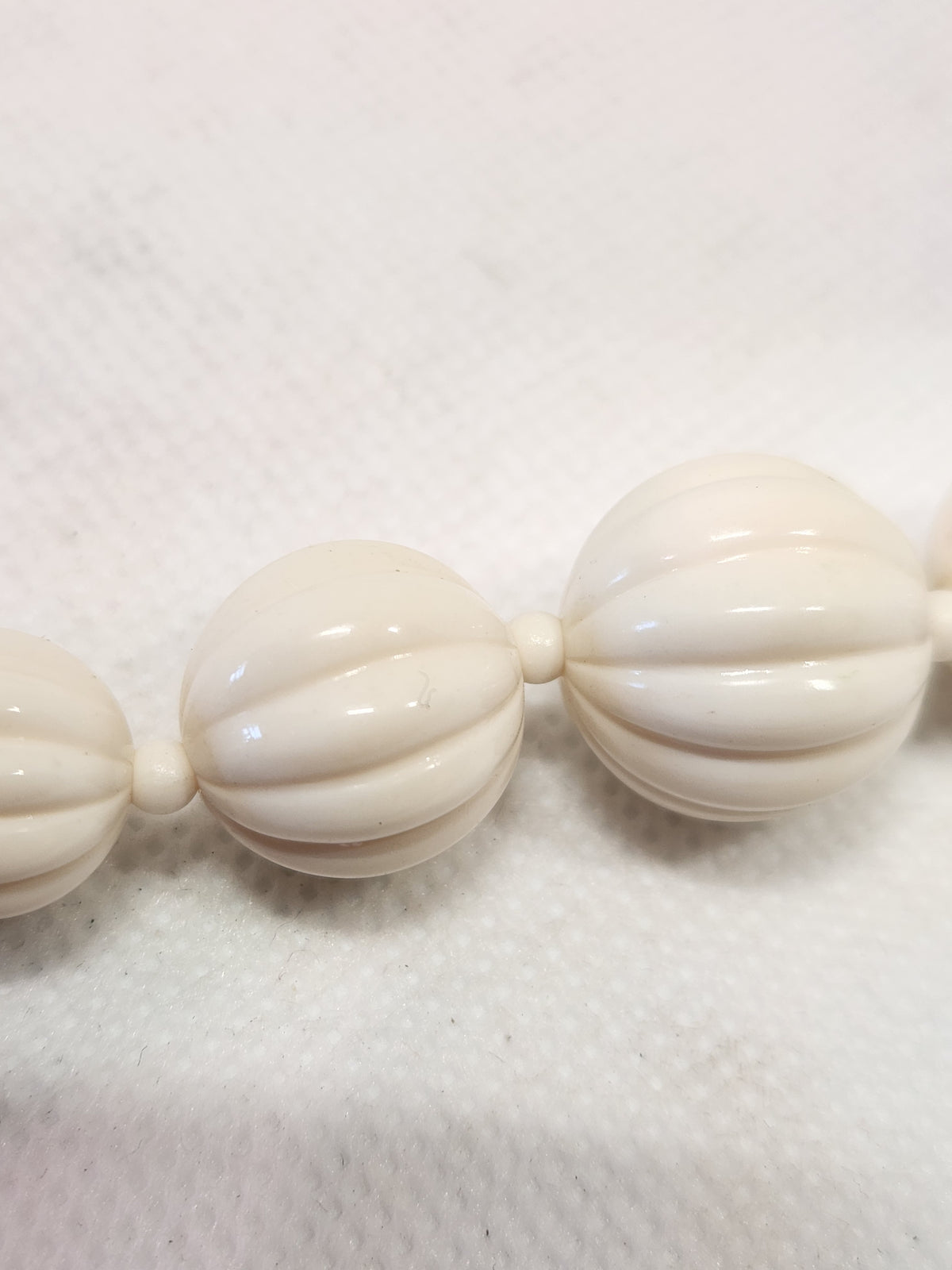 Vintage Lucite Made in Hong Kong Beaded Necklace