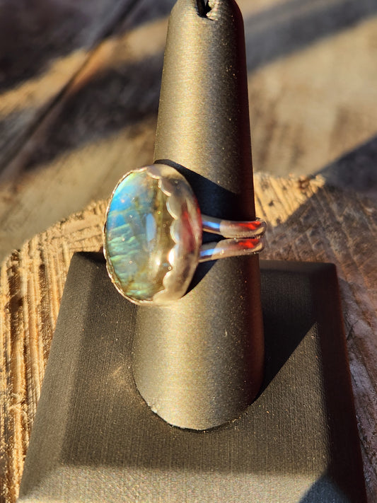 Statement Labradorite Sterling Silver ring