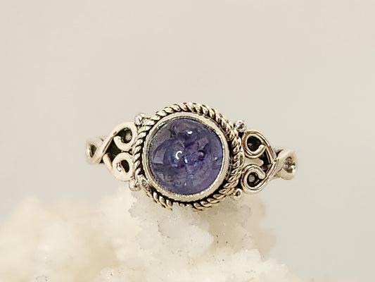 Petite Tanzanite Sterling Silver ring