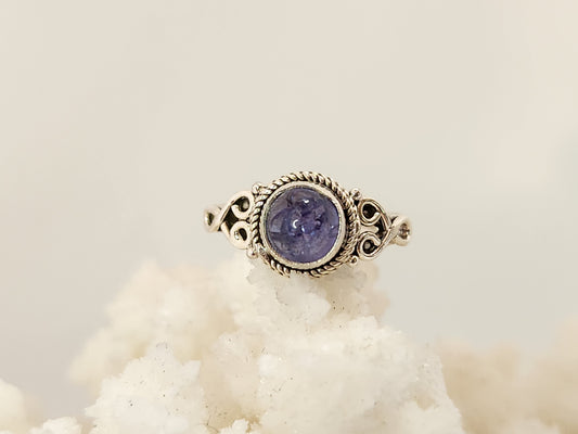Petite Tanzanite Sterling Silver ring