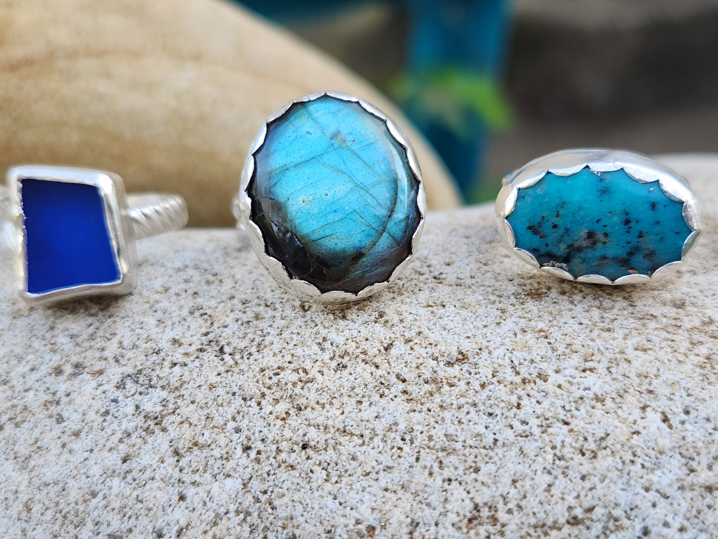 Statement Labradorite Sterling Silver ring
