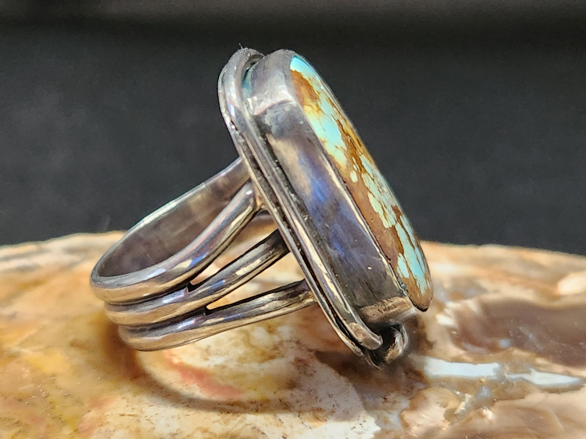 Royston Turquoise Recycled Sterling Silver Ring